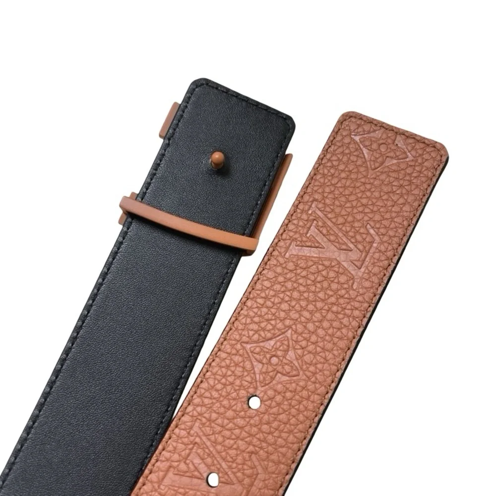 LV Initiales Taurillon Monogram 40mm Reversible Belt